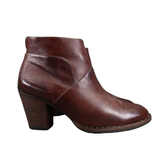 Paul Green Shoes Womens 7.5 Booties Stella Stacked Heel Fashion Leather Classic - Picture 16 of 16